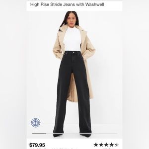 New and washed in cold water once but never worn! Very nice quality denim.